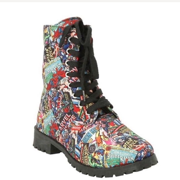 Shoes - Marvel Comic Print Women's